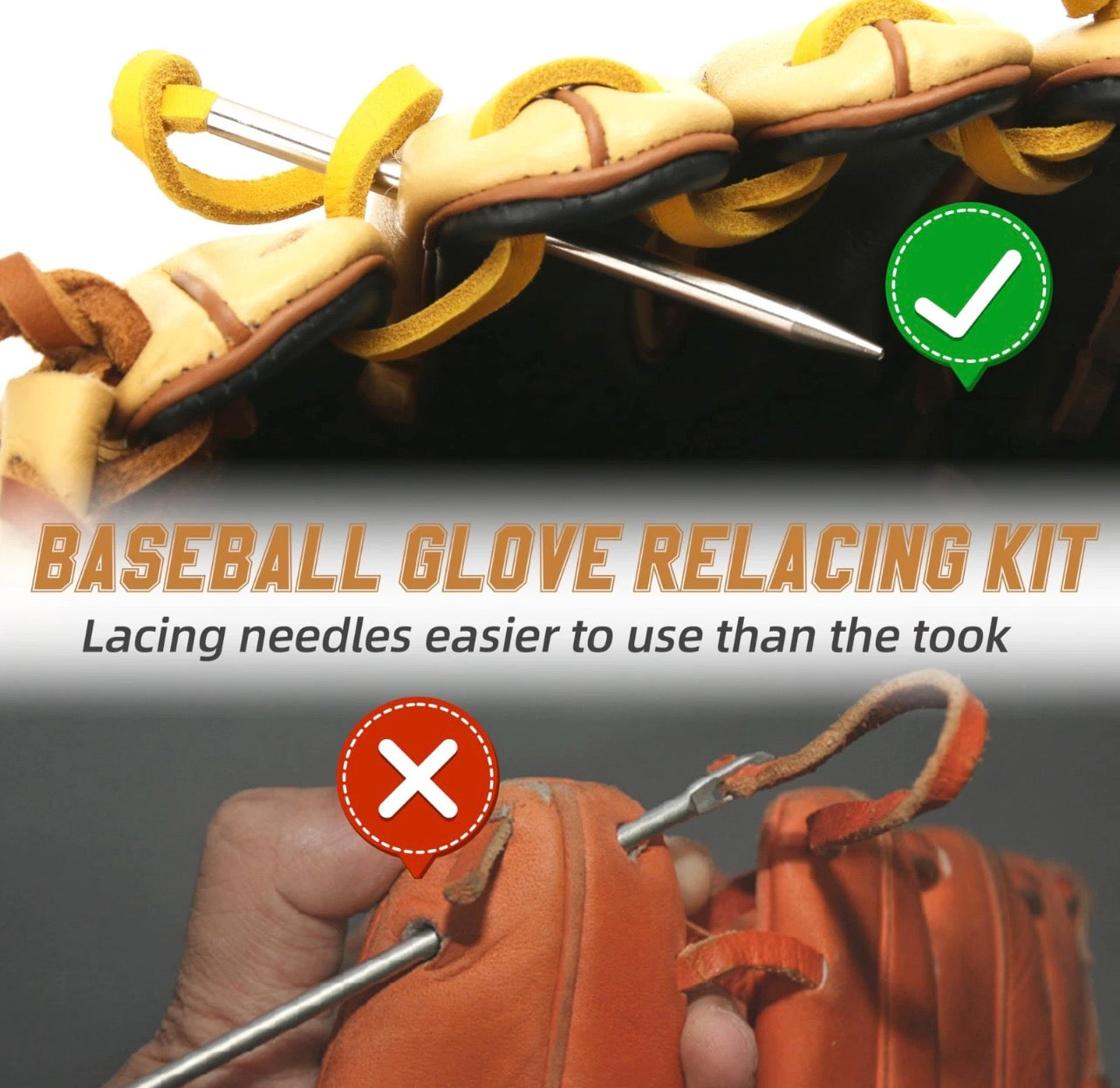 CUEROS PARA GUANTE DE BÉISBOL/SOFTBALL