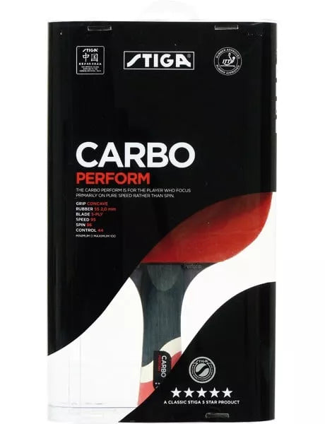 RAQUETE STIGA CARBO 5 ESTRELLAS